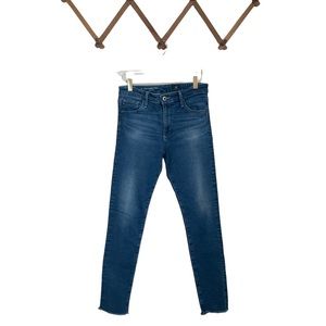 Ag Adriano Goldschmied “The Farrah" Skinny Ankle w/ Raw Hem (Size: 27R)